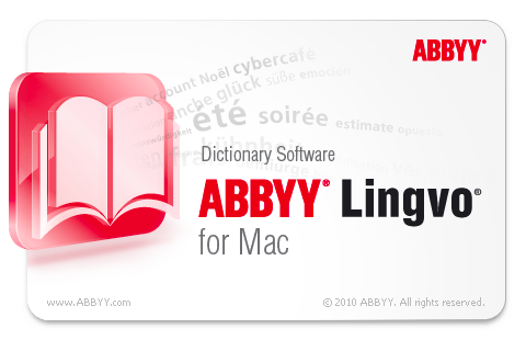 Появился новый комплект ABBYY Lingvo for Mac